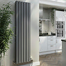The Heating Co. Bonaire 1800 x 456mm Anthracite Grey Double Vertical Flat Panel Radiator