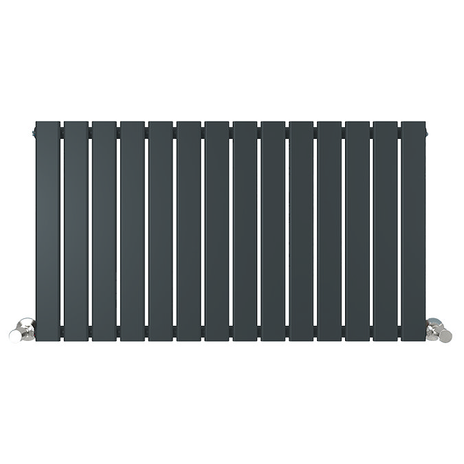 The Heating Co. Bonaire 600 x 912mm Anthracite Single Horizontal Flat Panel Radiator