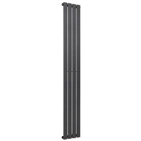 The Heating Co. Modern 1600 x 272mm Vertical Single Flat Panel Anthracite Radiator