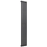 The Heating Co. Modern 1600 x 272mm Vertical Single Flat Panel Anthracite Radiator