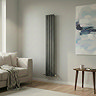 The Heating Co. Modern 1600 x 272mm Vertical Single Flat Panel Anthracite Radiator