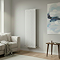 The Heating Co. Modern 1800 x 544mm Vertical Double Flat Panel White Radiator