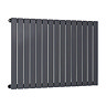 The Heating Co. Modern 600 x 1020mm Horizontal Single Flat Panel Anthracite Radiator