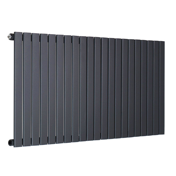 The Heating Co. Modern 600 x 1428mm Horizontal Single Flat Panel Anthracite Radiator