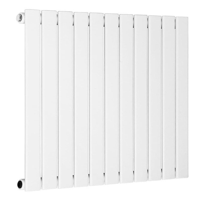 The Heating Co. Modern 600 x 748mm Horizontal Single Flat Panel White Radiator