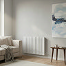The Heating Co. Modern 600 x 748mm Horizontal Single Flat Panel White Radiator