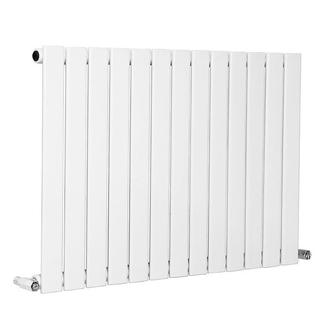 The Heating Co. Modern 600 x 884mm Horizontal Single Flat Panel White Radiator