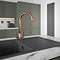The Tap Factory Vibrance Duo Kitchen Mixer Tap - Brushed Copper & Grey
