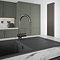 The Tap Factory Gun Metal Vibrance Solo Kitchen Mixer Tap