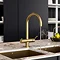 The Tap Factory Milla Brushed Brass 4 in 1 Instant Hot Water Tap Large Image