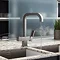 The Tap Factory Tetra Brushed Steel 4 in 1 Instant Hot Water Tap Large Image