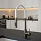 The Tap Factory Vibrance Tube Gun Metal Kitchen Tap with Spray Function Large Image