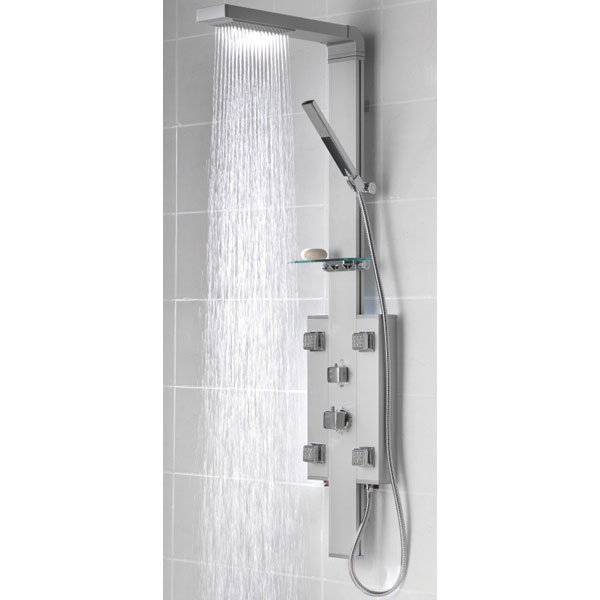 Ultra Chrome Thermostatic Shower Panel - AP395 Profile Large Image