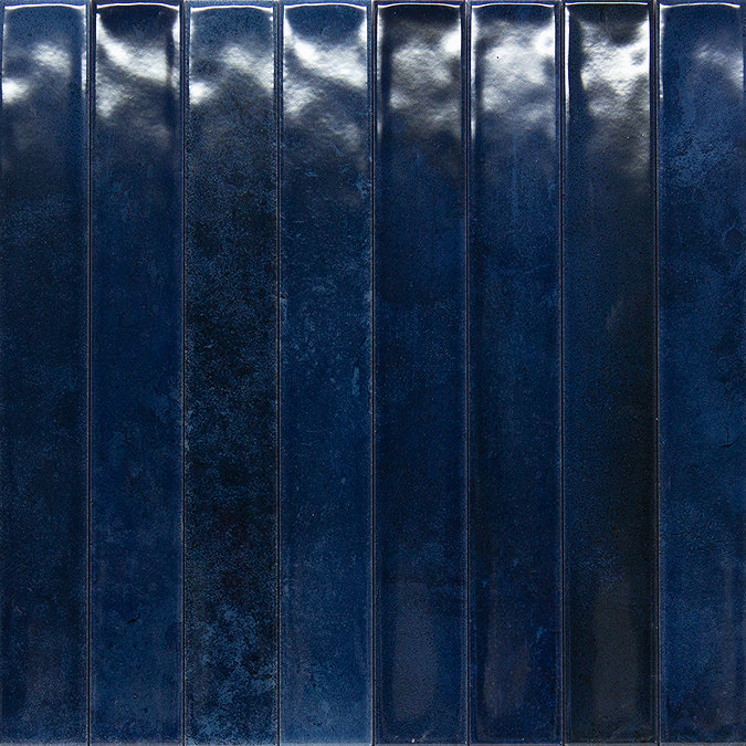 Thorley Blue Glazed Wall Tiles 50 x 400mm
