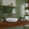 Thorley Green Glazed Wall Tiles 50 x 400mm