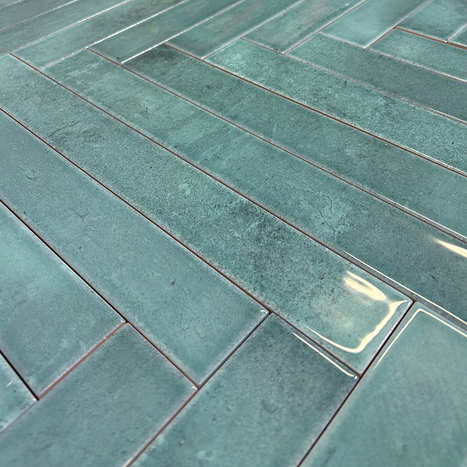 Thorley Sage Glazed Wall Tiles 50 x 400mm