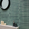 Thorley Sage Glazed Wall Tiles 50 x 400mm