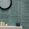 Thorley Sage Glazed Wall Tiles 50 x 400mm