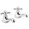Tiber - Westminster 3/4" Traditional Bath Taps - Chrome - KNT02CHR Large Image