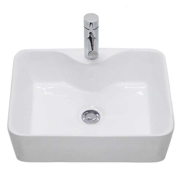 Premier - Tide 480 Square Ceramic Counter Top Basin - NBV119 Profile Large Image