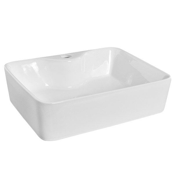 Premier - Tide 480 Square Ceramic Counter Top Basin - NBV119 Standard Large Image