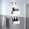 Tiger 2-Store Hanging Shower Rack - White  Standard Large Image