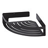 Tiger Caddy Large Corner Shower Basket - Black  Feature Large Image