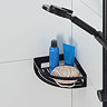 Tiger Caddy Large Corner Shower Basket - Black  additional Large Image