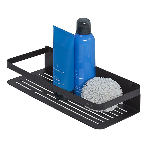 Tiger Caddy Large Shower Basket Black