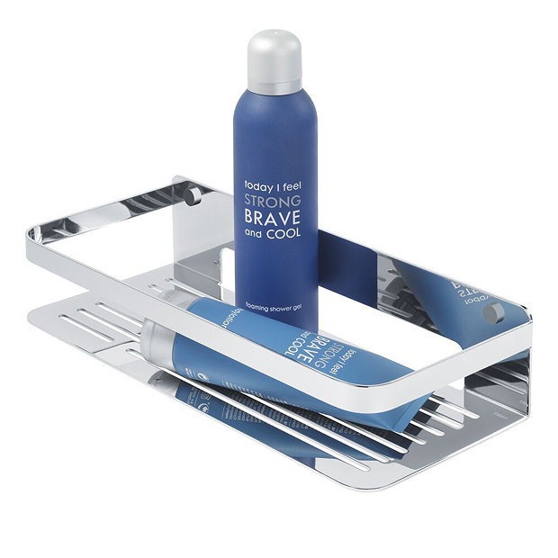 Tiger Caddy Large Shower Basket Chrome