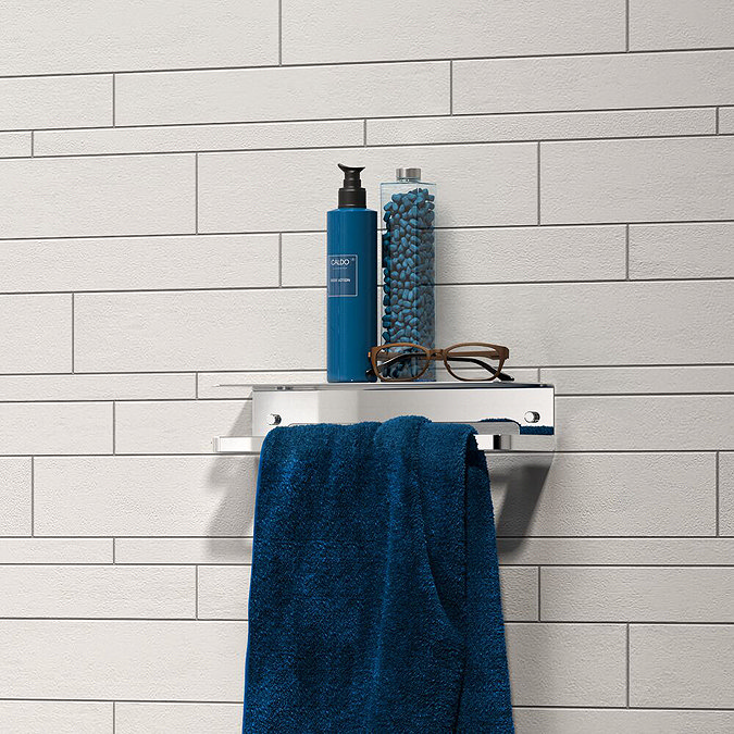 Tiger Caddy Shower Basket/Towel Rail - Chrome Newest Large Image