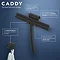 Tiger Caddy Shower Hook - Black  Profile Large Image