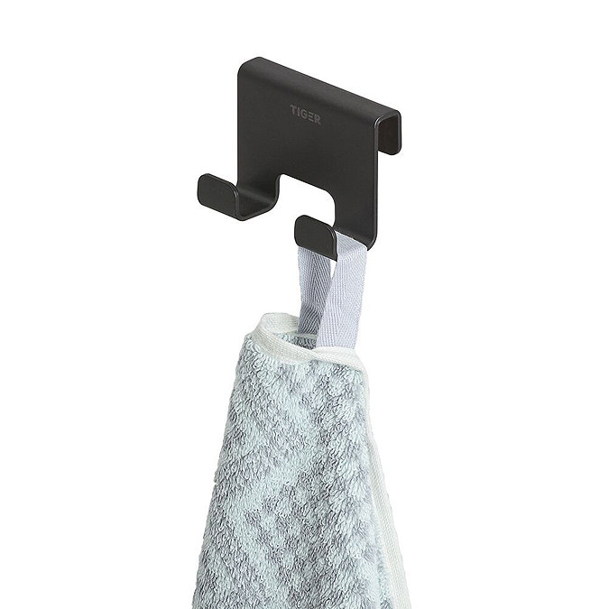 Tiger Caddy Shower Hook - Black  Standard Large Image