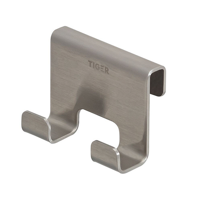 Tiger Caddy Shower Hook - Brushed Stainless Steel Feature Large Image