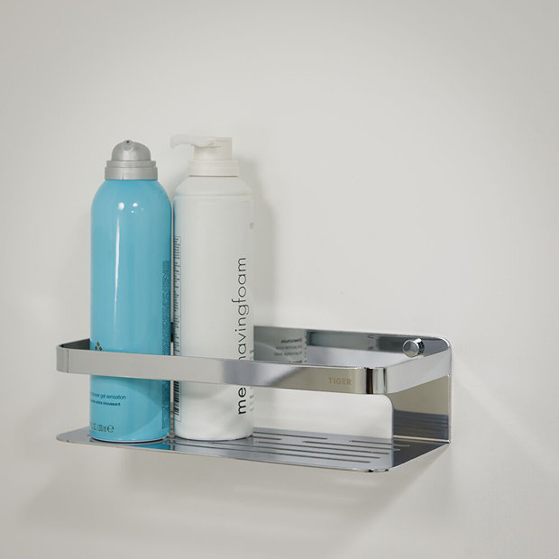 Tiger Caddy Small Shower Basket Chrome