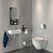 Tiger Caddy Toilet Roll Holder with Shelf - Brushed Stainless Steel  Newest Large Image