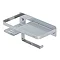 Tiger Caddy Toilet Roll Holder with Shelf - Chrome  Standard Large Image
