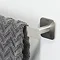 Tiger Colar 600mm Towel Rail - Brushed Stainless Steel additional Large Image