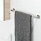 Tiger Colar 600mm Towel Rail - Brushed Stainless Steel  Newest Large Image