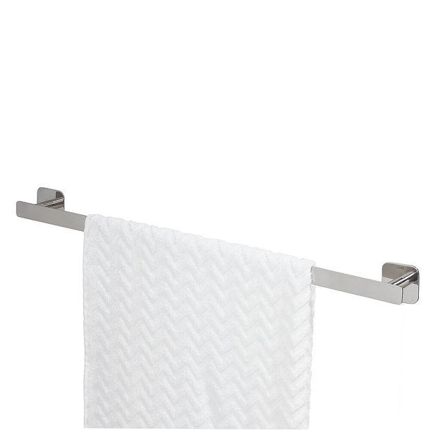 Tiger Colar 600mm Towel Rail - Polished Stainless Steel Large Image