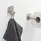 Tiger Colar Double Towel Hook - Brushed Stainless Steel Newest Large Image
