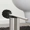 Tiger Colar Freestanding Toilet Brush & Holder - Brushed Stainless Steel Profile Large Image
