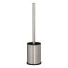 Tiger Colar Freestanding Toilet Brush & Holder - Brushed Stainless Steel Large Image