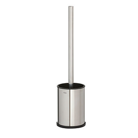 Tiger Colar Freestanding Toilet Brush & Holder - Polished Stainless Steel Large Image