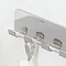 Tiger Colar Multi Towel Hook - Polished Stainless Steel  additional Large Image