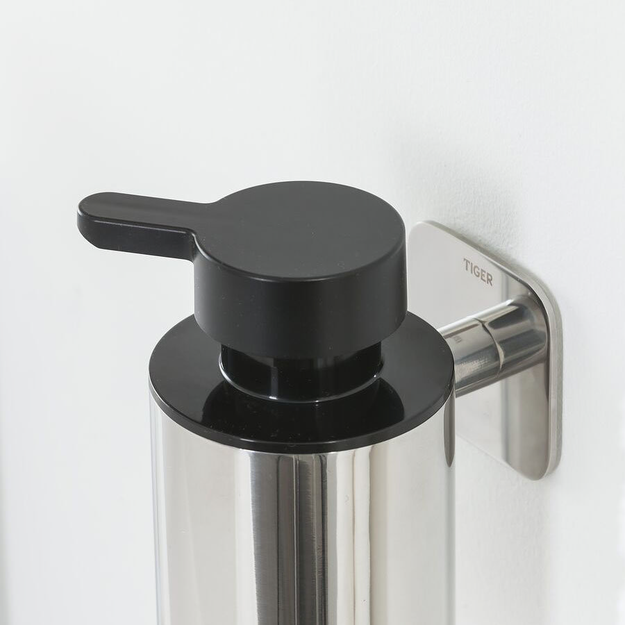 Tiger Colar Soap Dispenser - Polished Stainless Steel