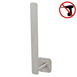 Tiger Colar Spare Toilet Roll Holder - Brushed Stainless Steel Medium Image