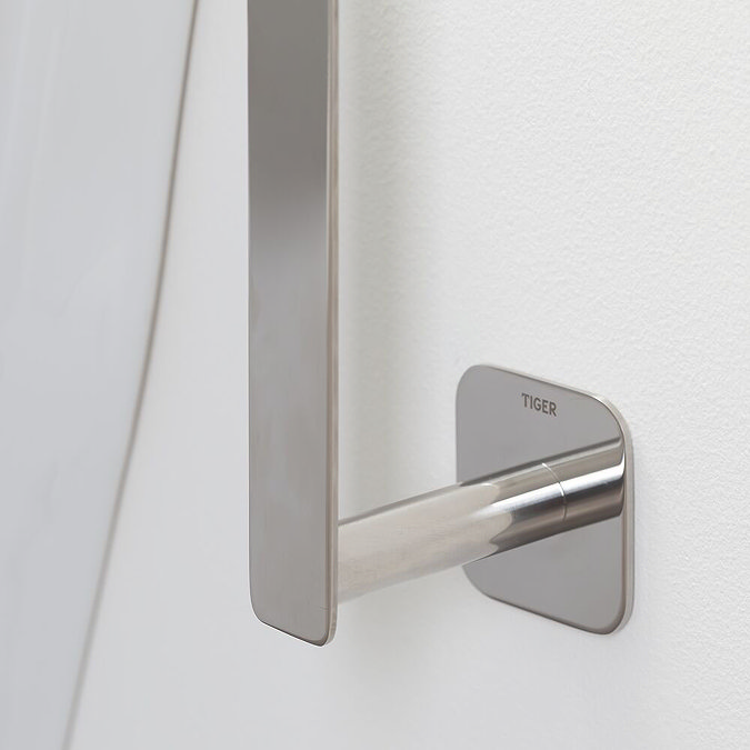 Tiger Colar Spare Toilet Roll Holder - Polished Stainless Steel Newest Large Image