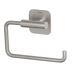 Tiger Colar Toilet Paper Holder - Brushed Stainless Steel Large Image