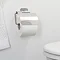 Tiger Colar Toilet Paper Holder with Cover - Polished Stainless Steel  additional Large Image
